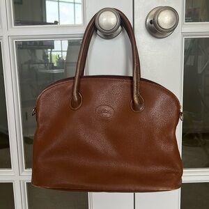 LONGCHAMP Vintage Leather Handle Bag